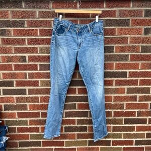 American Eagle Outfitters Light Blue Mid Rise Skinny Jeggings Jeans